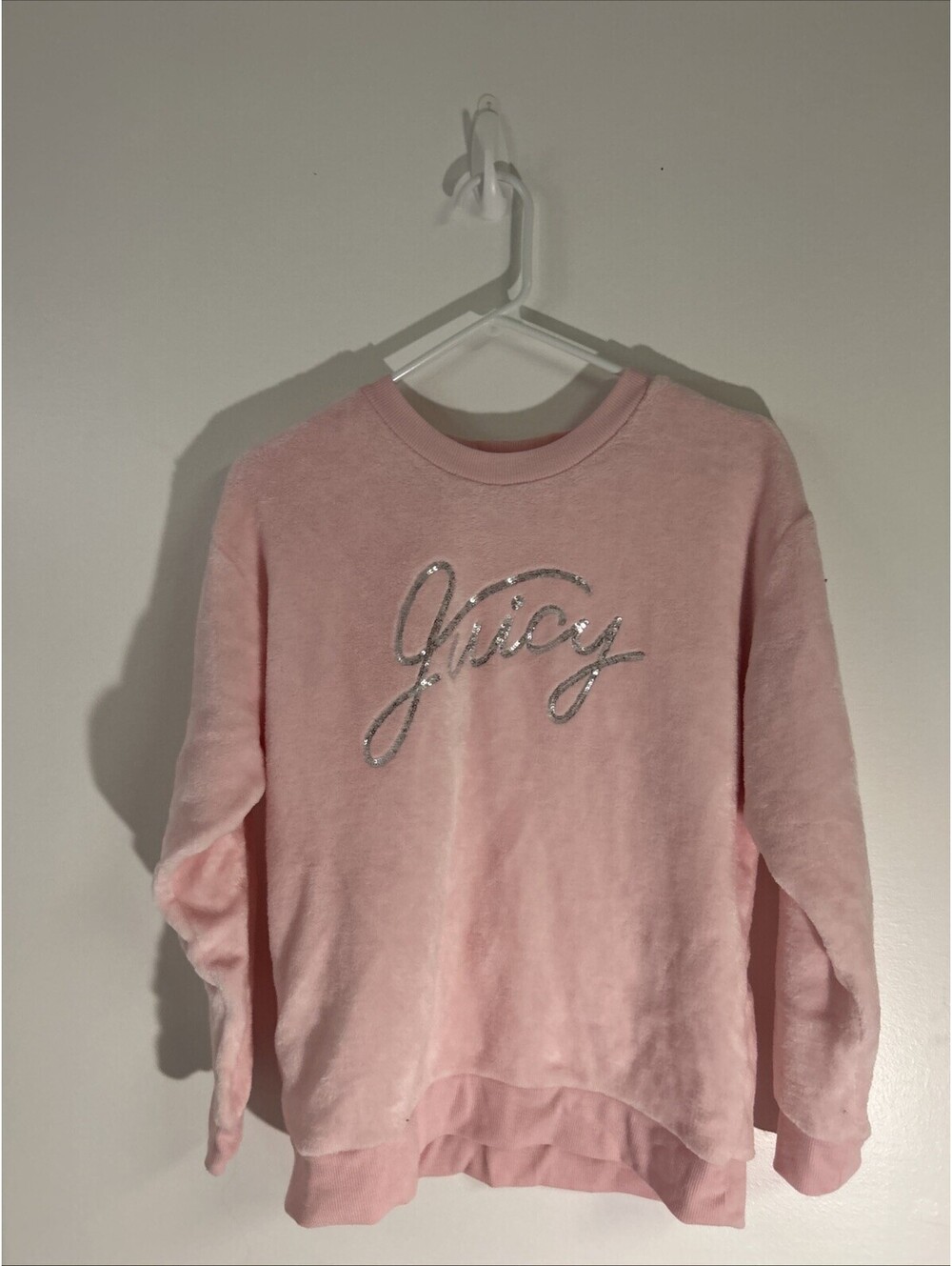 Juicy Couture Pink Polyester Sleepwear Rhinestone Juicy Front